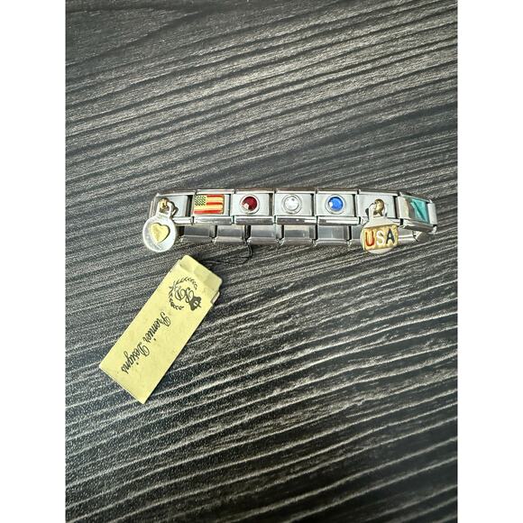 6/$25 NWT Vintage Premier Design Freedom Links Link Bracelet - Picture 1 of 5